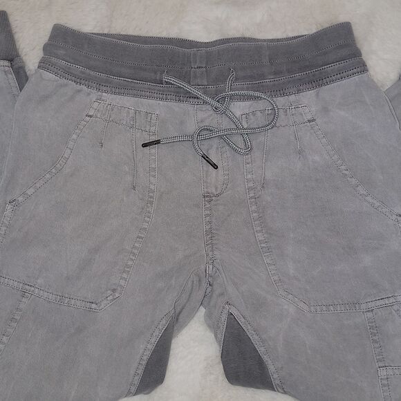 Anthropologie The Nomad High Rise Gray Pull On Joggers Size XS - Picture 6 of 13